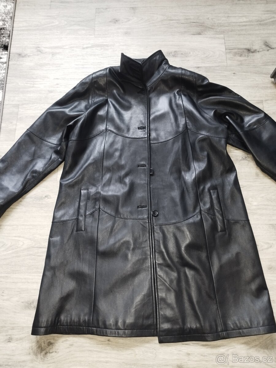 Krásný kožený kabát - 6