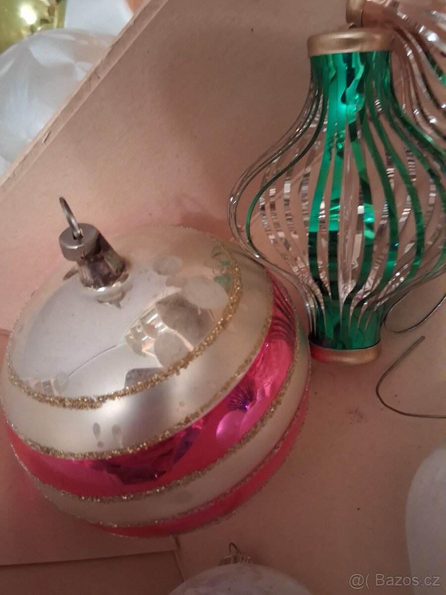 Retro vánoční ozdoby 22ks - 6