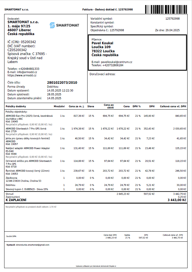 ARMODD Silentwatch 7 Pro GPS černá - 6