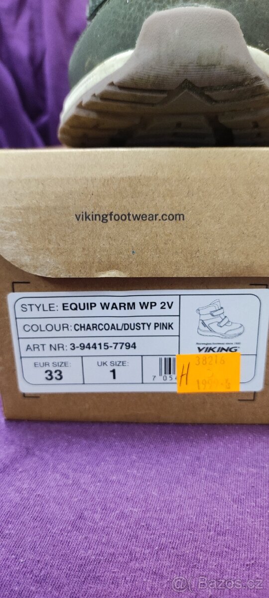 Dětské zimní boty Viking vel.33 - 6