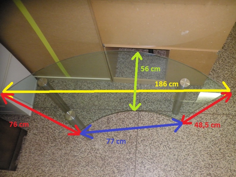 Moderní skleněný stůl - 6
