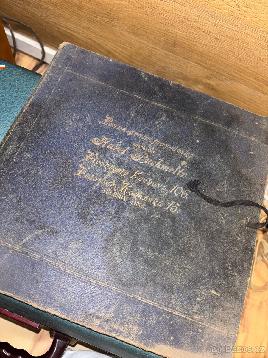 Sada 4× starožitná šelaková gramodeska - 6