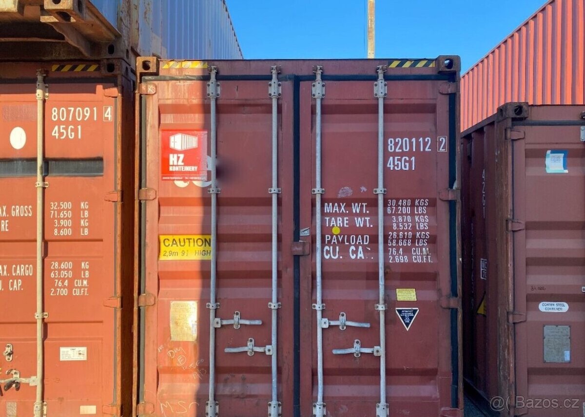 Lodní kontejner 40'HC CW - MĚLNÍK - 6
