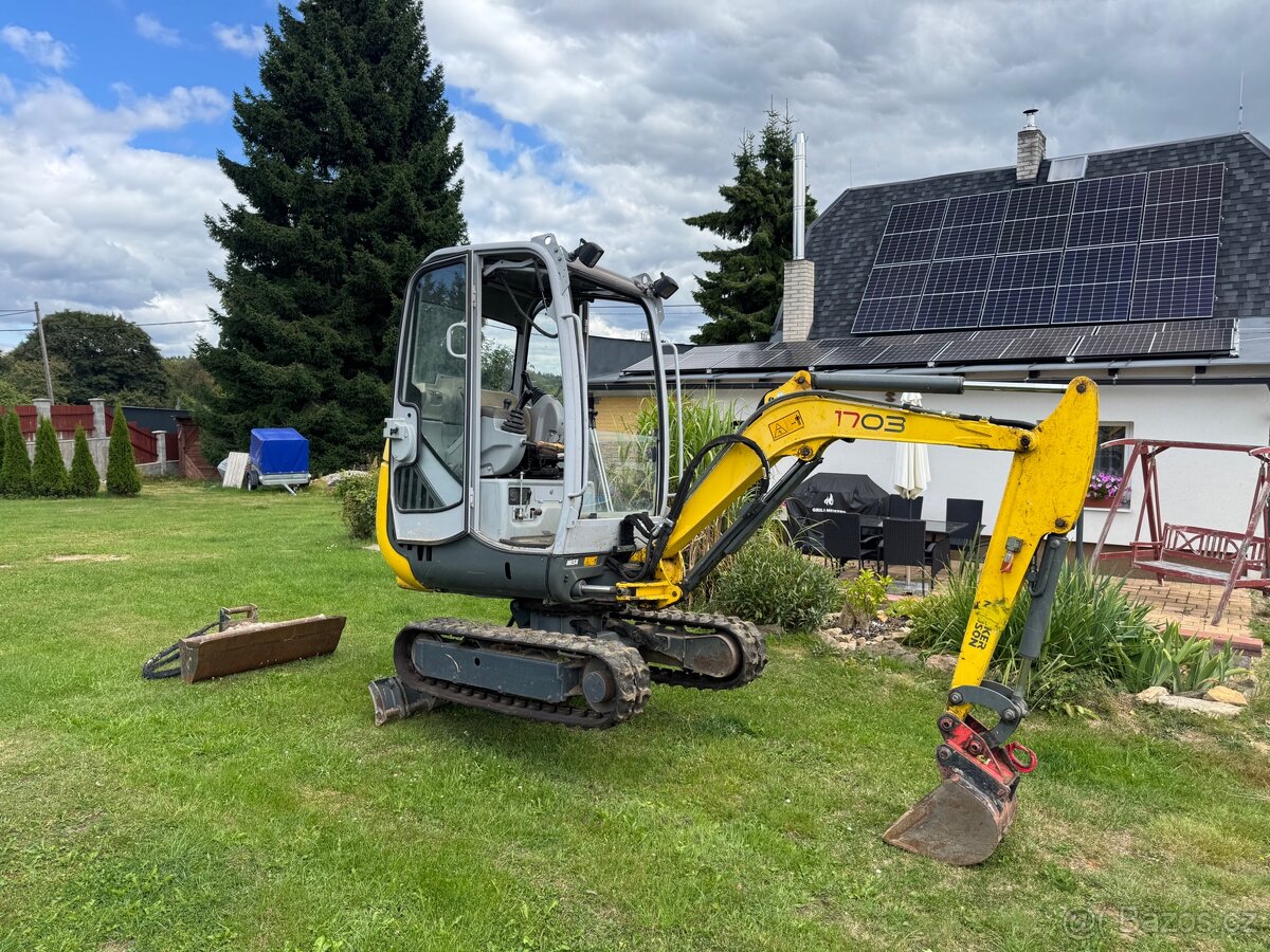 Minibagr wacker neuson 1,7t - 6