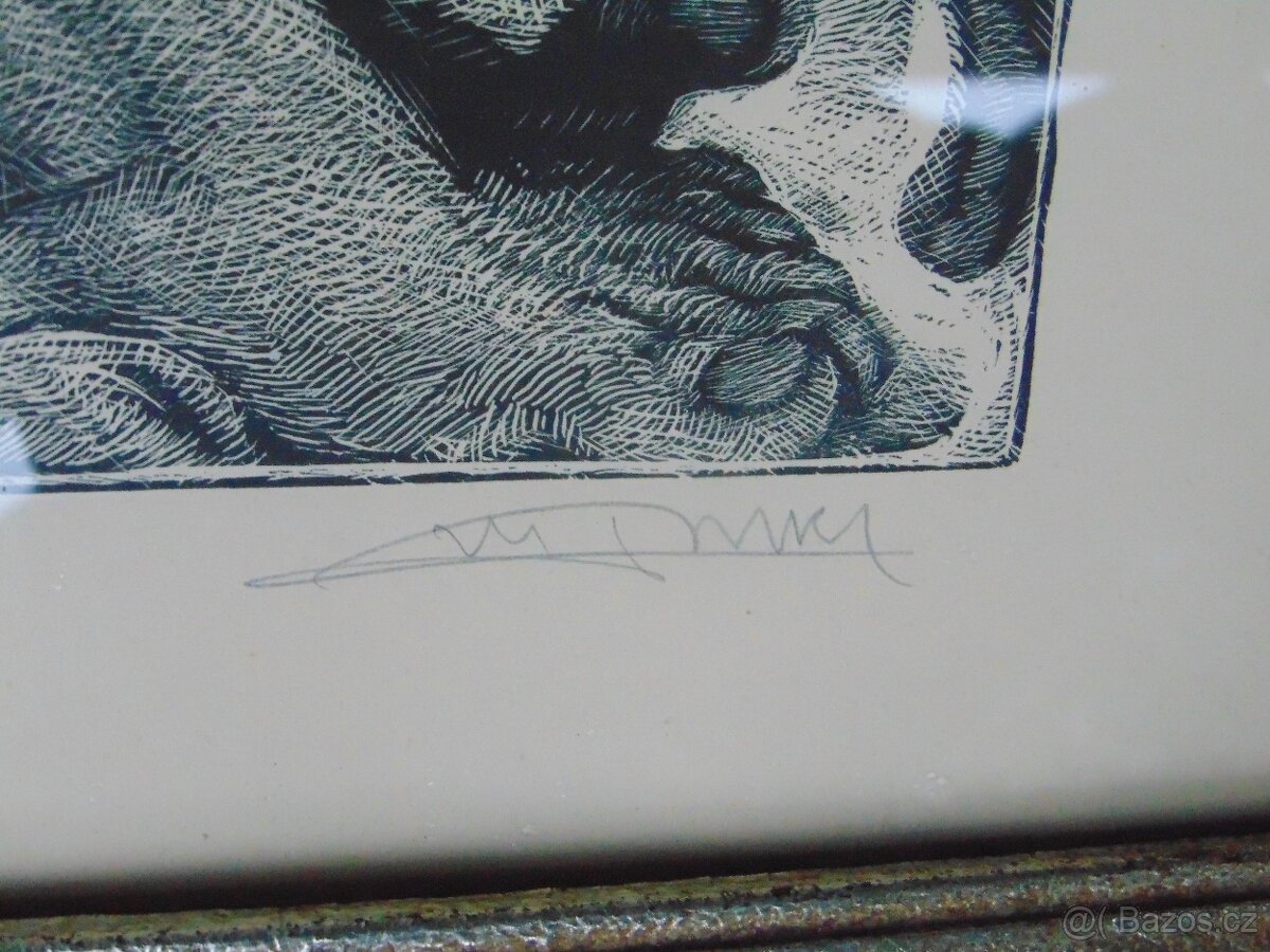 Obraz akt grafika - 6