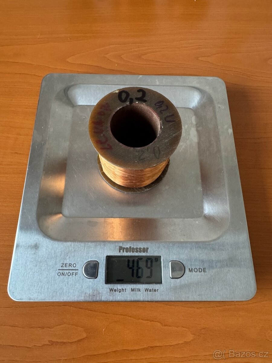 Cívky - Měděný drát - různé průměry (0,12 až 1,12 mm) - 6