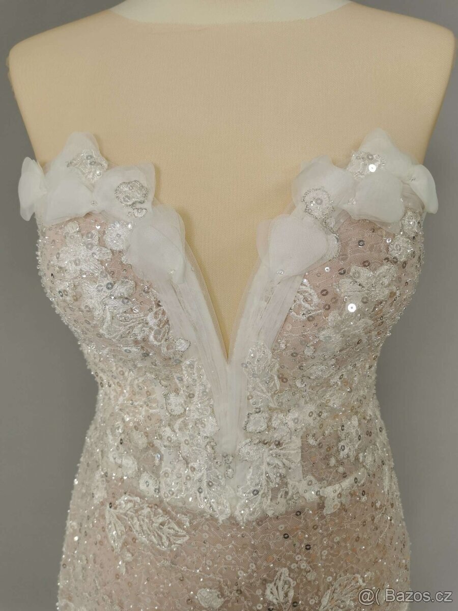 Luxusní nenošené svatební šaty, Aneis, S/M - 38/40 EU - 6
