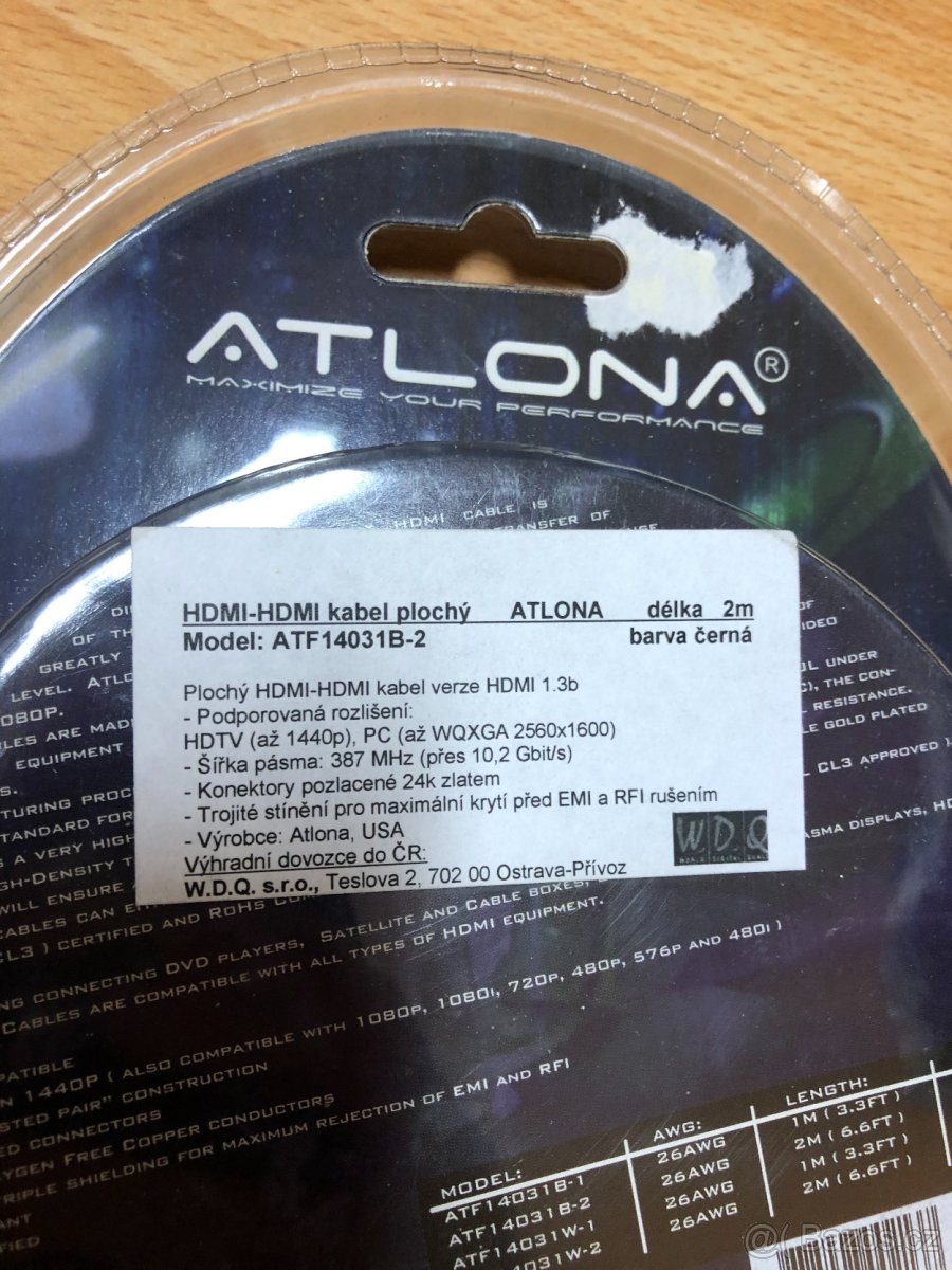 Nové kabely HiFi Atlona - různé druhy - 6