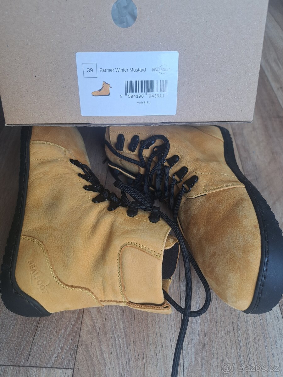 Realfoot zimní barefoot boty vel. 39 (NOVÉ) - 6