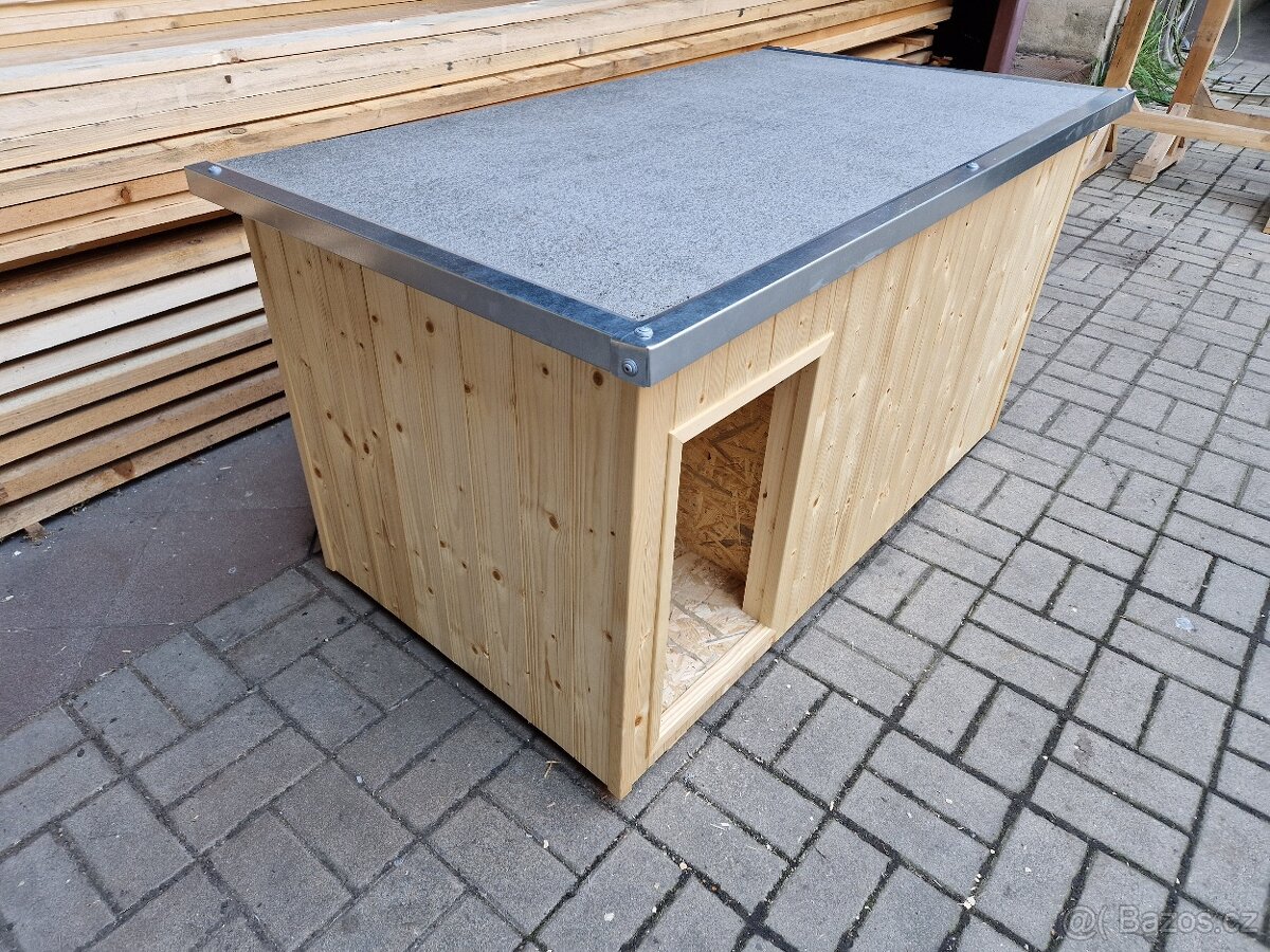 Zateplená psí bouda L - 6