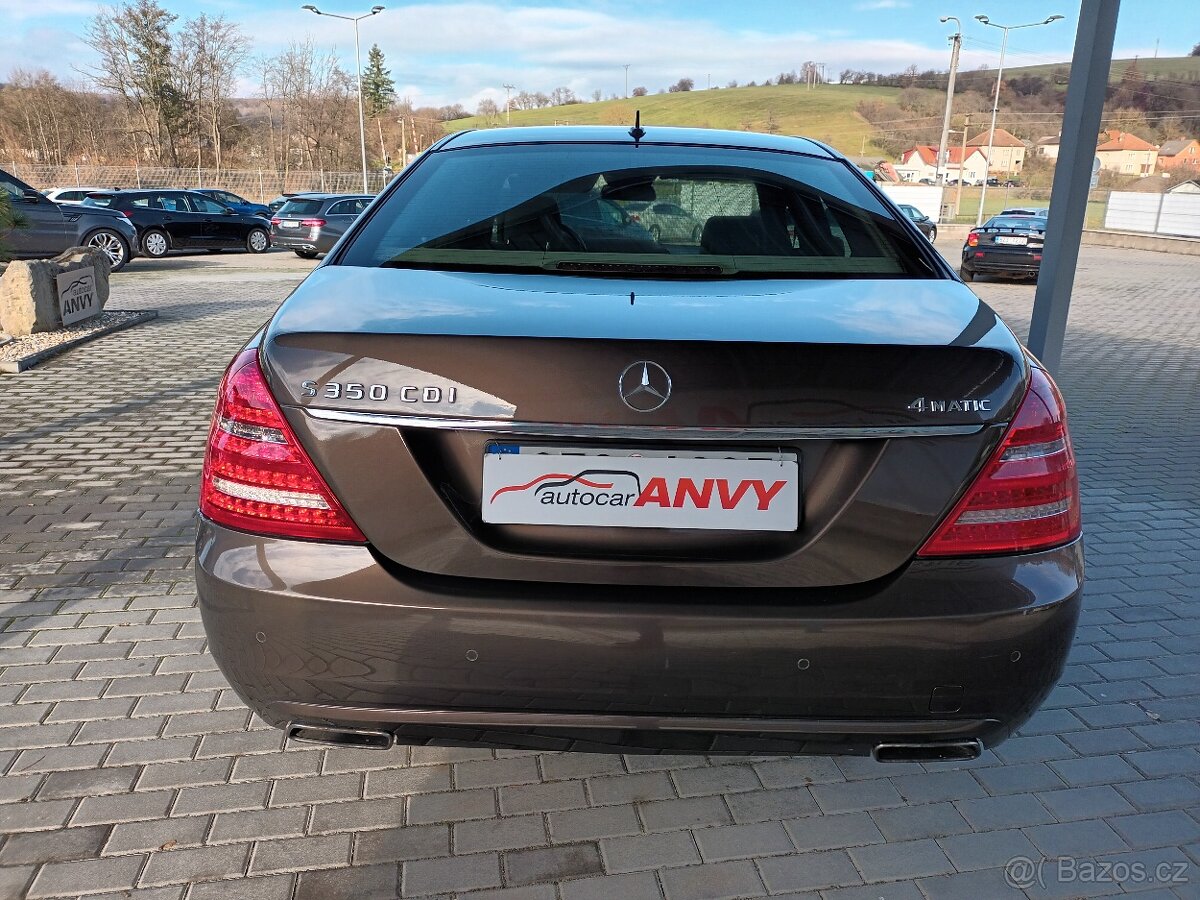 Mercedes-Benz Třídy S 3,0 350CDI,4MAT,ČR,1MAJ,KOLA - 6