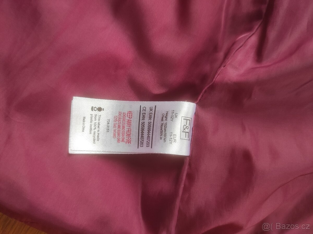 Dívčí budna F&F velikost 11-12 let - 6