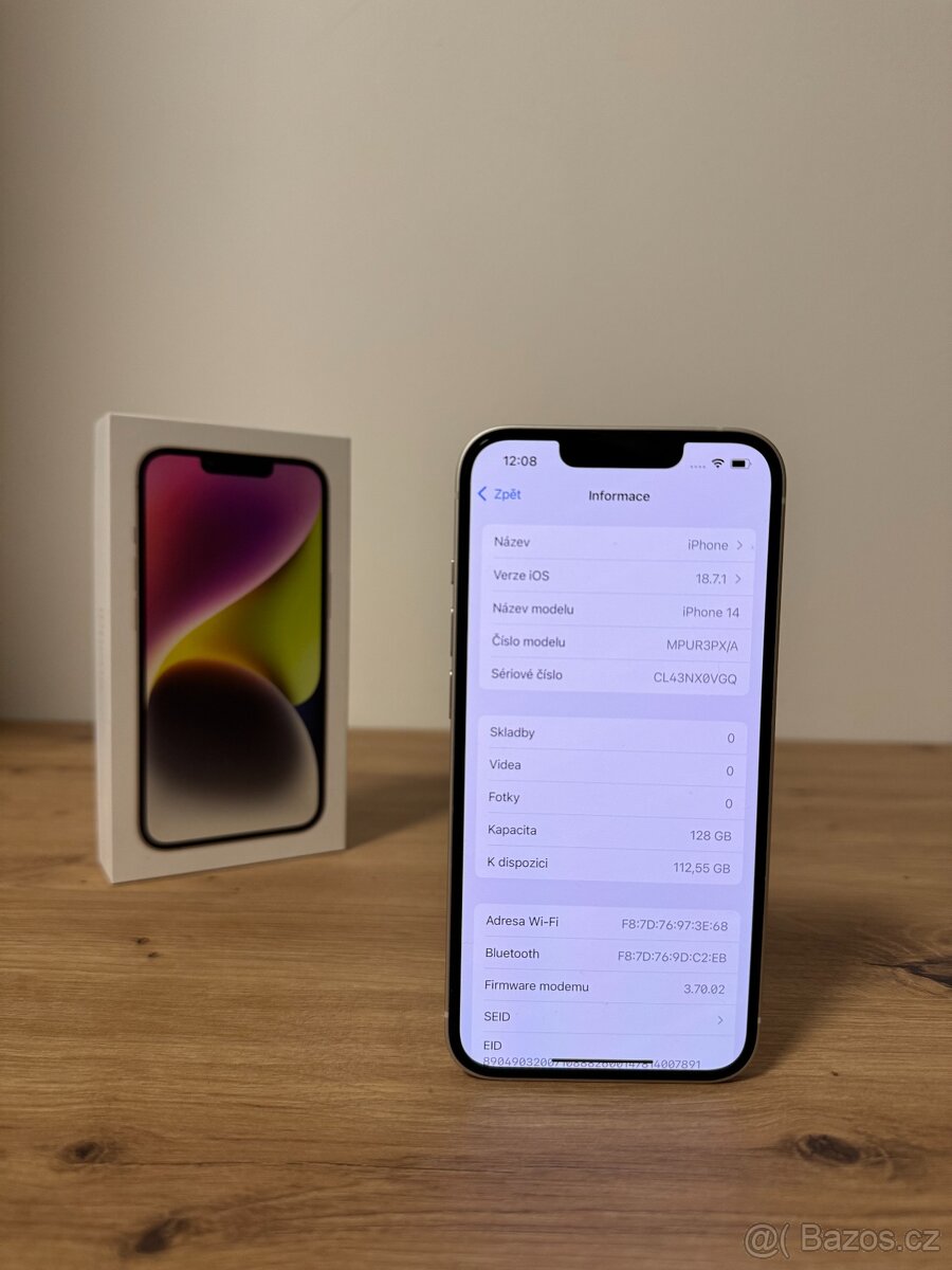 Apple iPhone 14, 128GB Starlight, 84% - 6