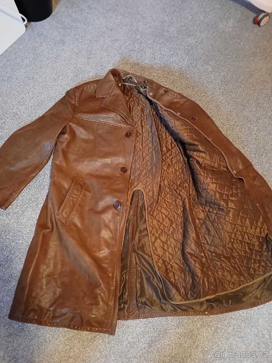 Kožená vesta a kabát. - 6