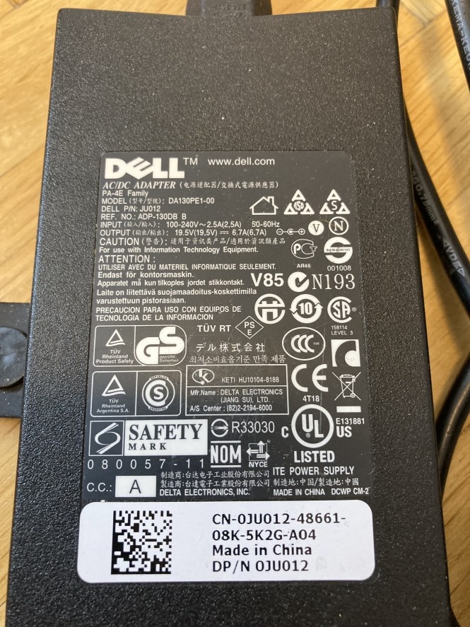 Dokovací stanice DELL D6000, 130W adaptér - 6