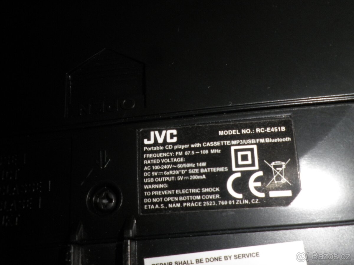 Audiopřehrávač JVC RC-451B - 6