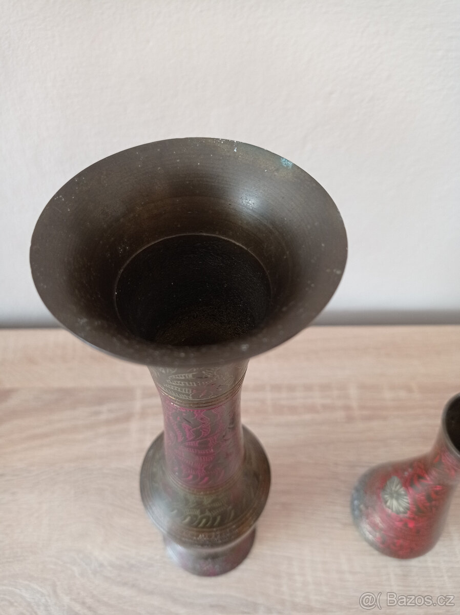 Mosazné vázičky - 2 kusy - 6