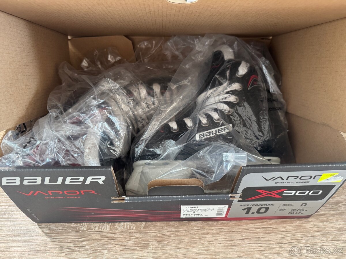 Dětské hokejové brusle Bauer Vapor X300 ve velikosti 1-33,5e - 6