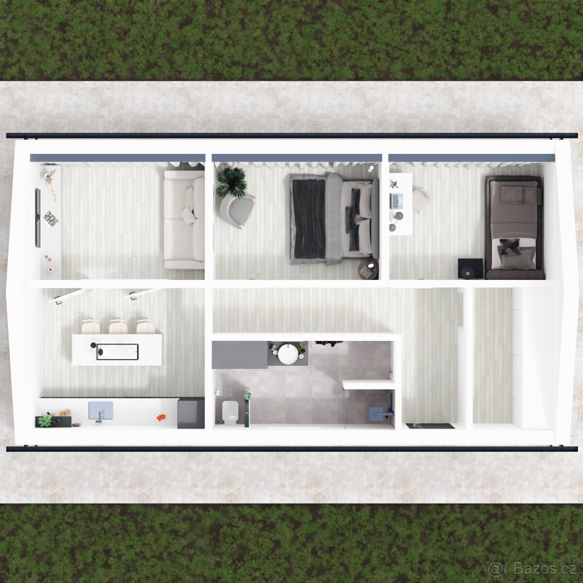 Modulovy dum ze SIP panelu 80 m2 na klič (PENB trida B) - 6