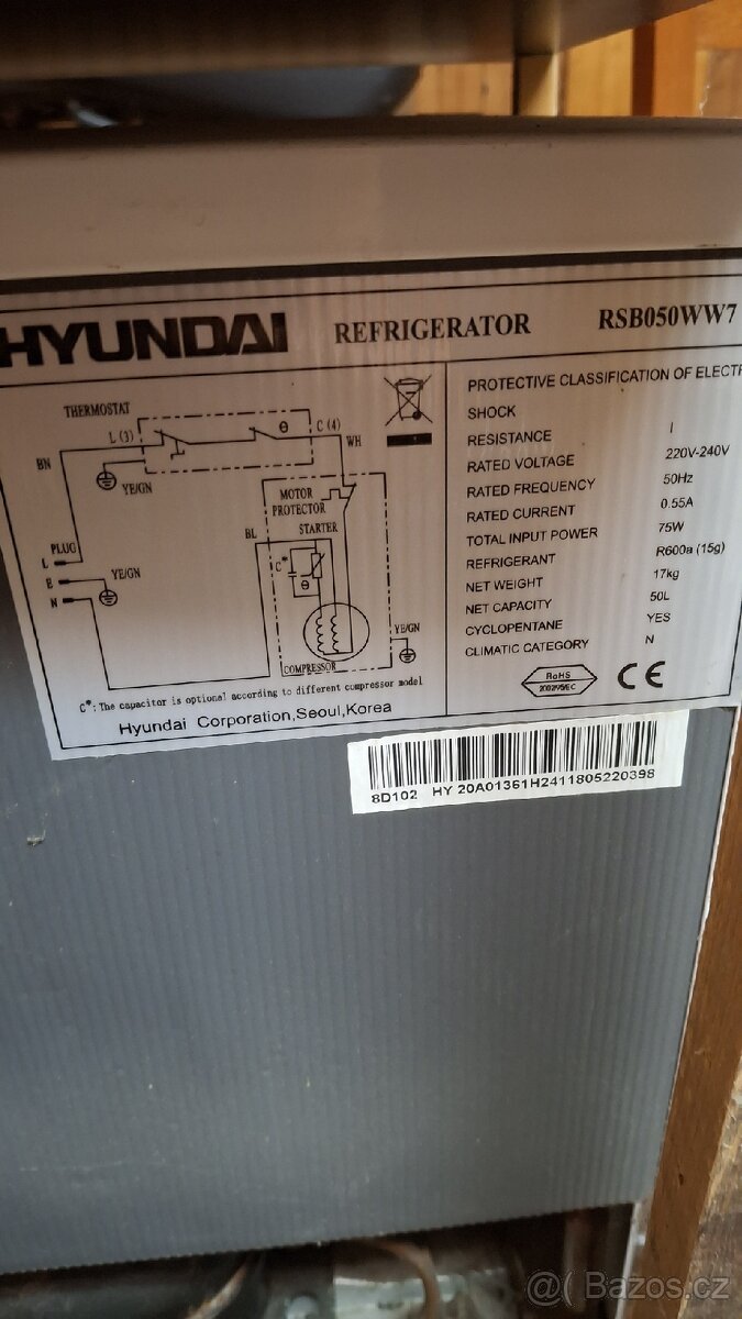 Mini lednička Hyundai - 6