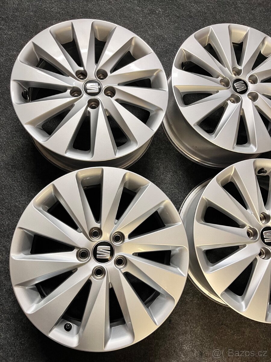 5x100 R16 Seat Arona originál alu disky - ET 45 - 6