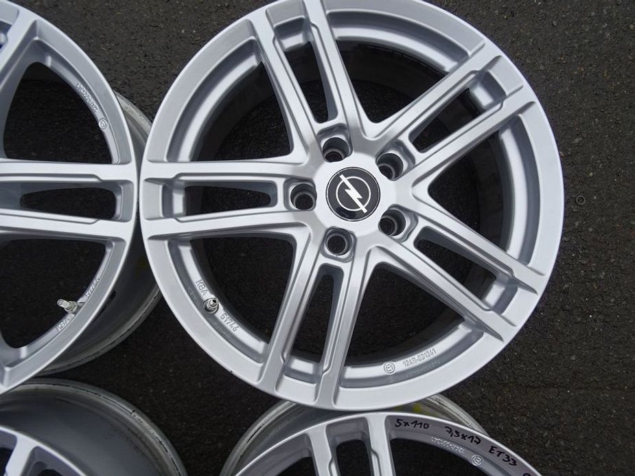 Alu disky Opel, 17", 5x110, ET 33, šířka 7,5J - 6