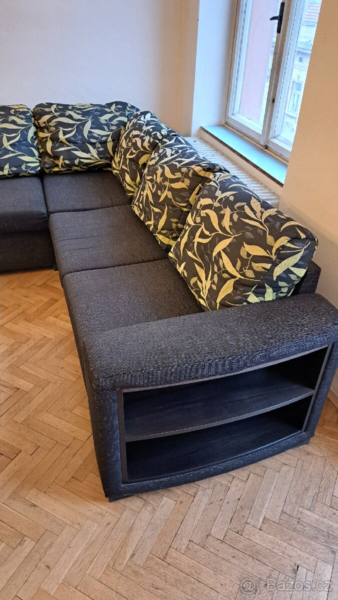 Rohový rozkládací gauč - 6