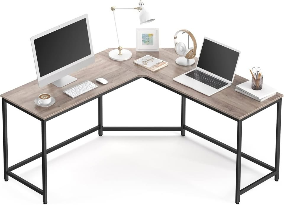 Rohový PC stůl ve tvaru L - 6