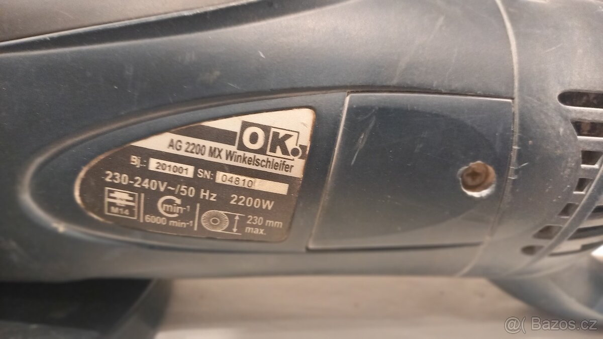 Velká uhlová bruska 230 mm - flexa - 6