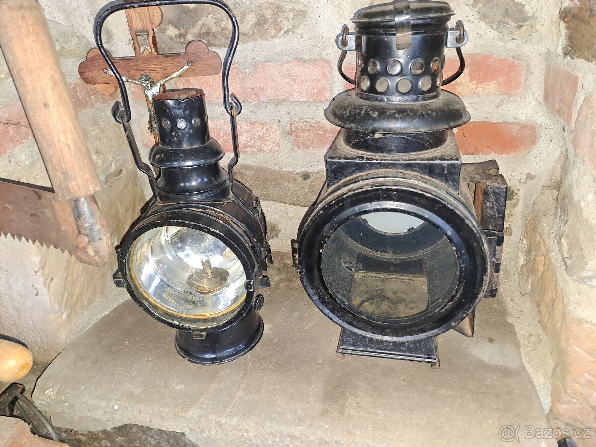 Nádražní petrolejová lampa - 6