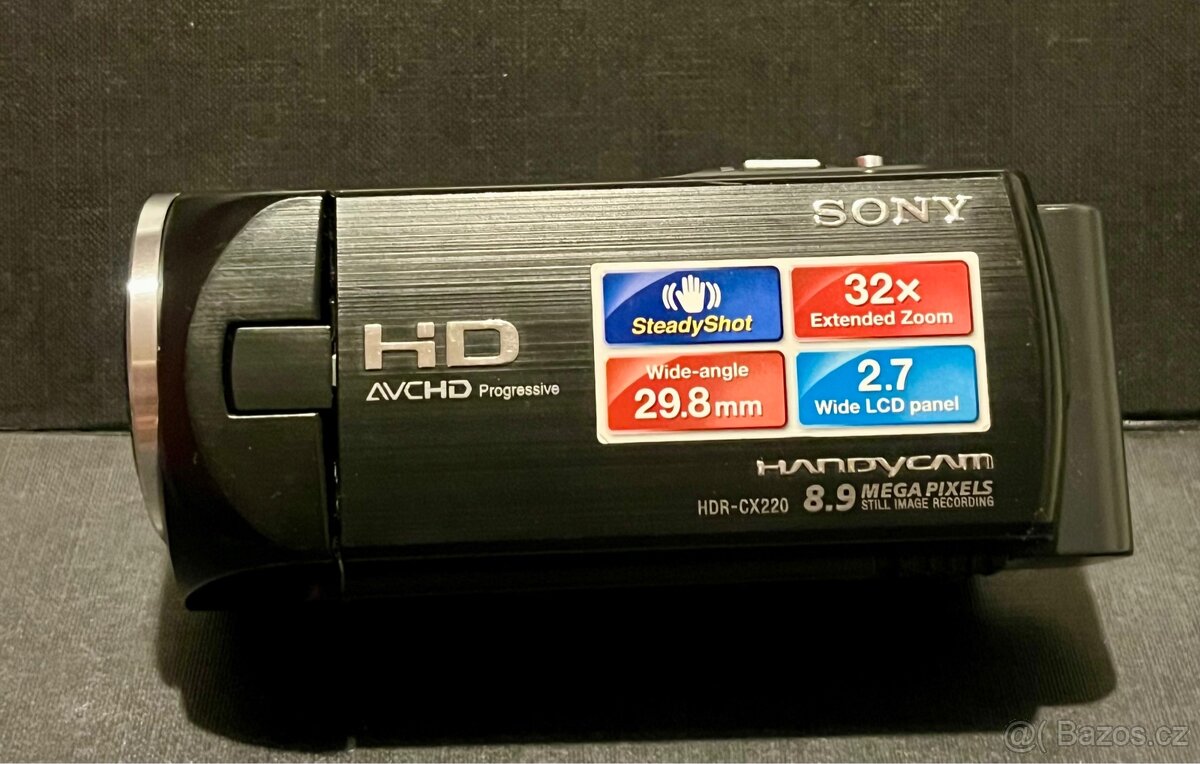 Sony HDR-CX220E – Full HD videokamera - 6