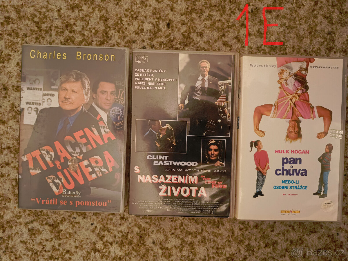 25 Kč/kus - originální VHS videokazety - český dabing - 6