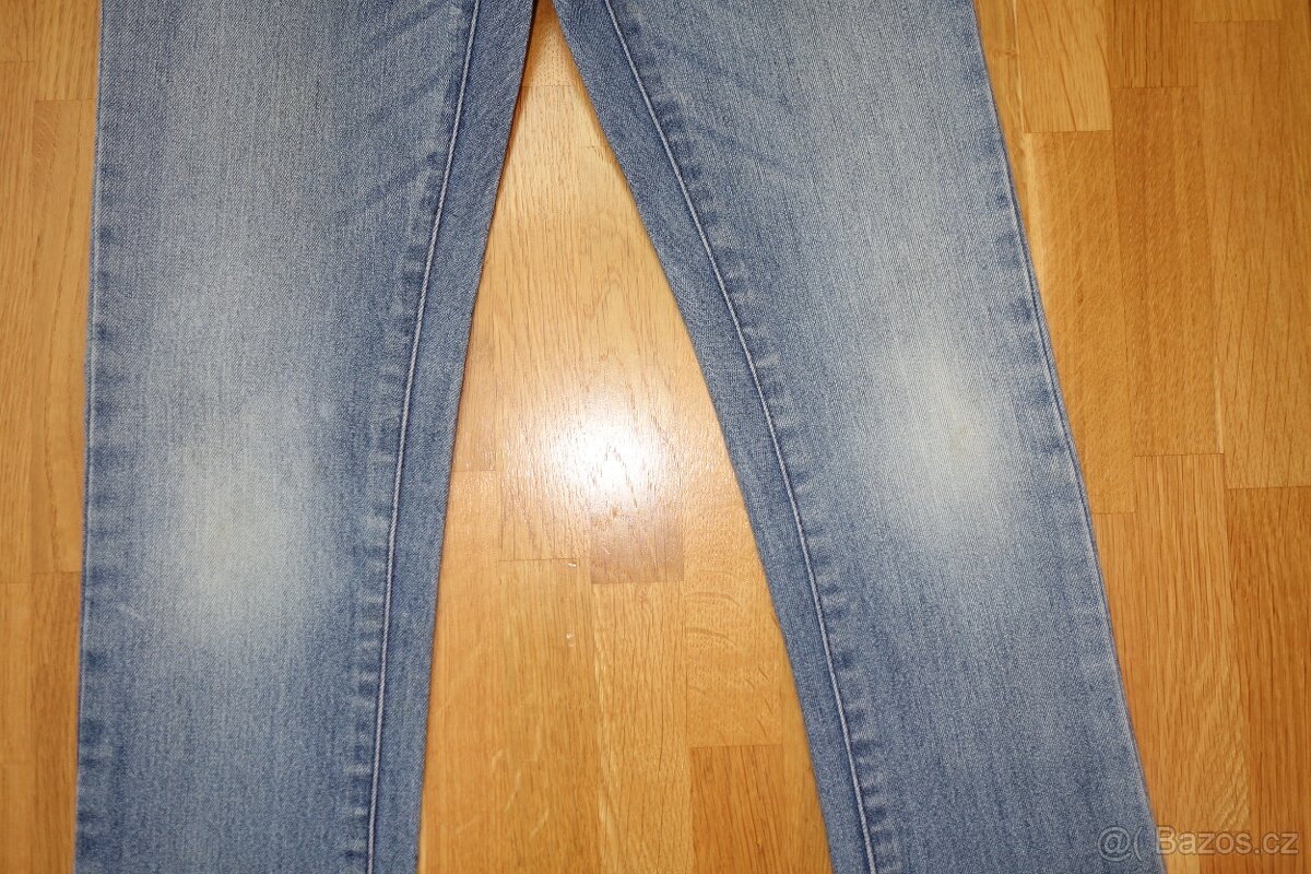 2x dívčí rifle, džíny pro dvojčata vel.134 - 6