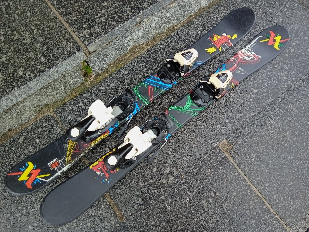 Dětské lyže 90 cm a boty - 6