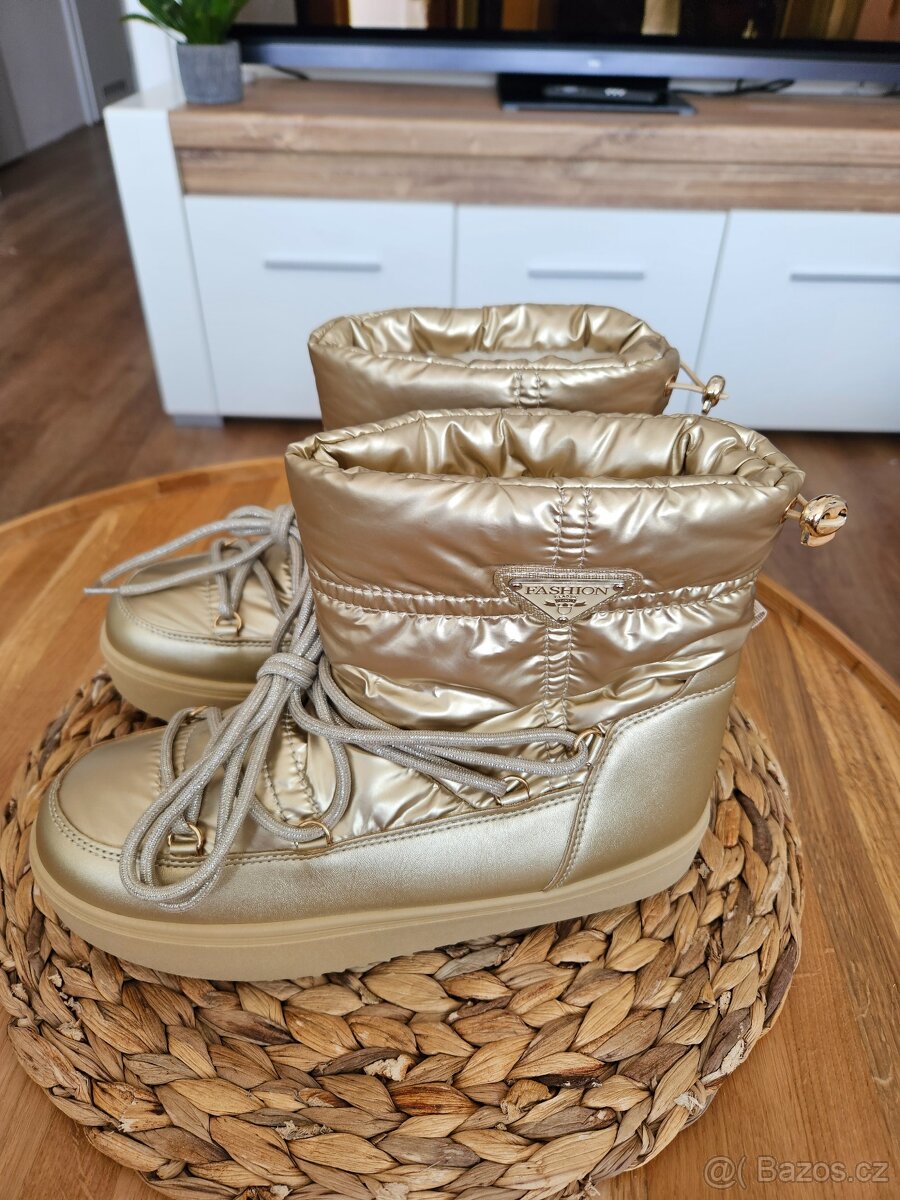 Nové zimní sněhule, velikost 40 - 6