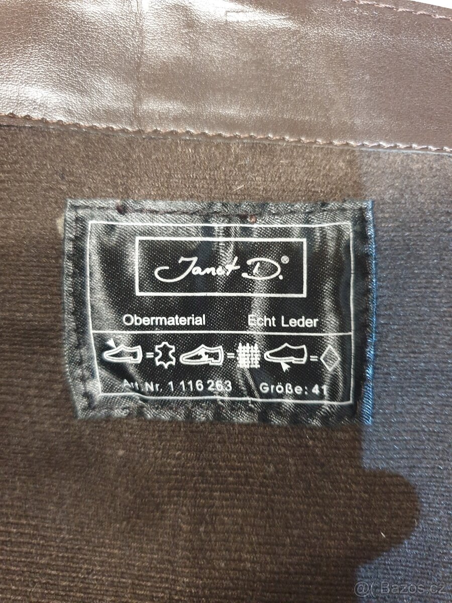 Hnědé kozačky, vel.41 - 6