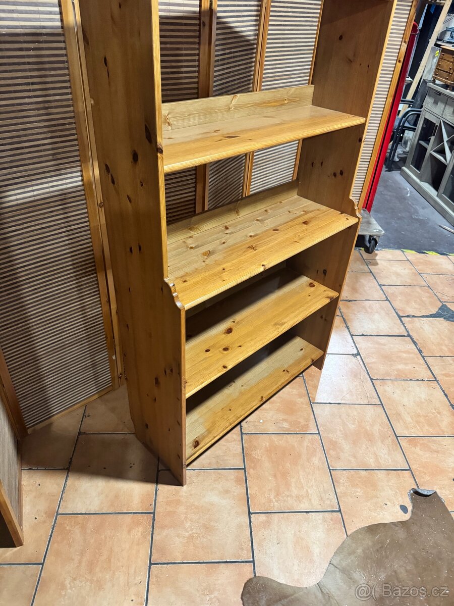 Dřevěná knihovna-regál IKEA Leksvik - 6