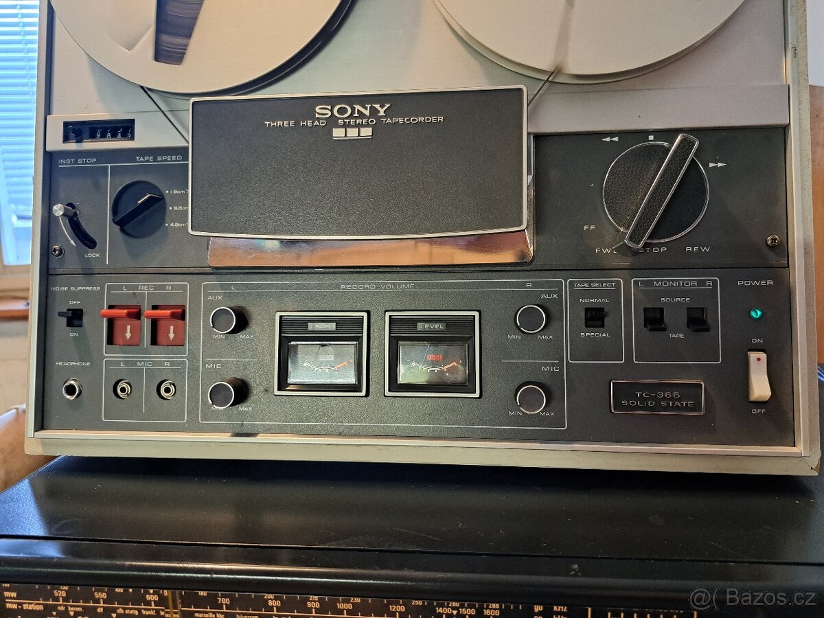 Kotoučový magnetofon SONY TC-366 - 6