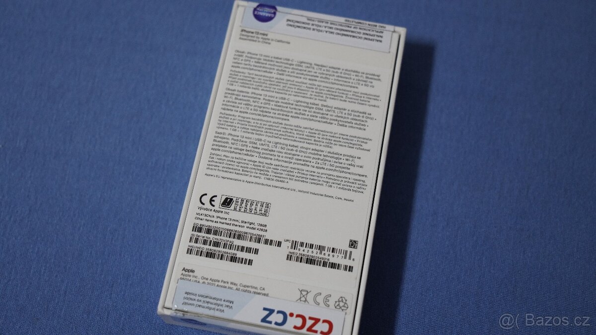 Apple iPhone 13 mini 128GB - Bílý - Stav A+ - 6