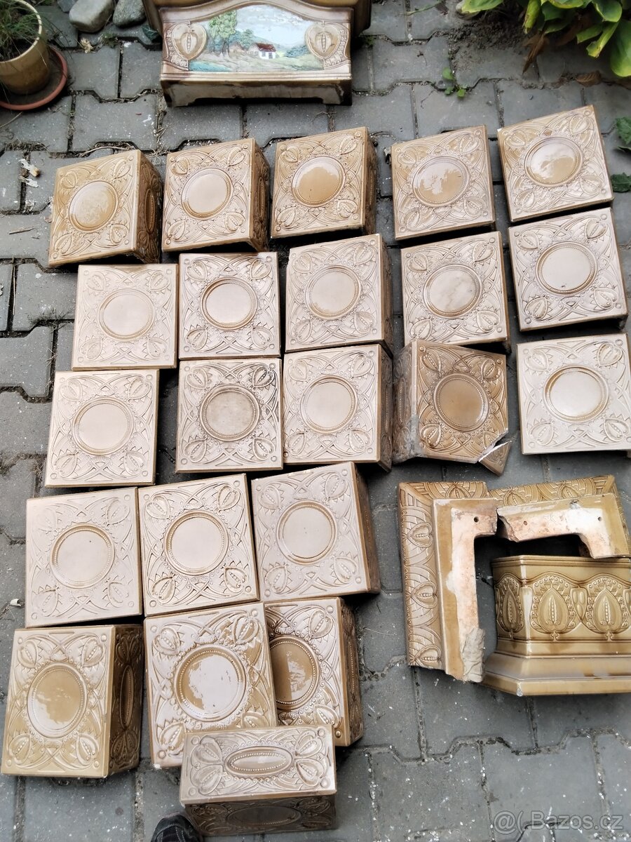 Kachle na kachlová kamna - 6