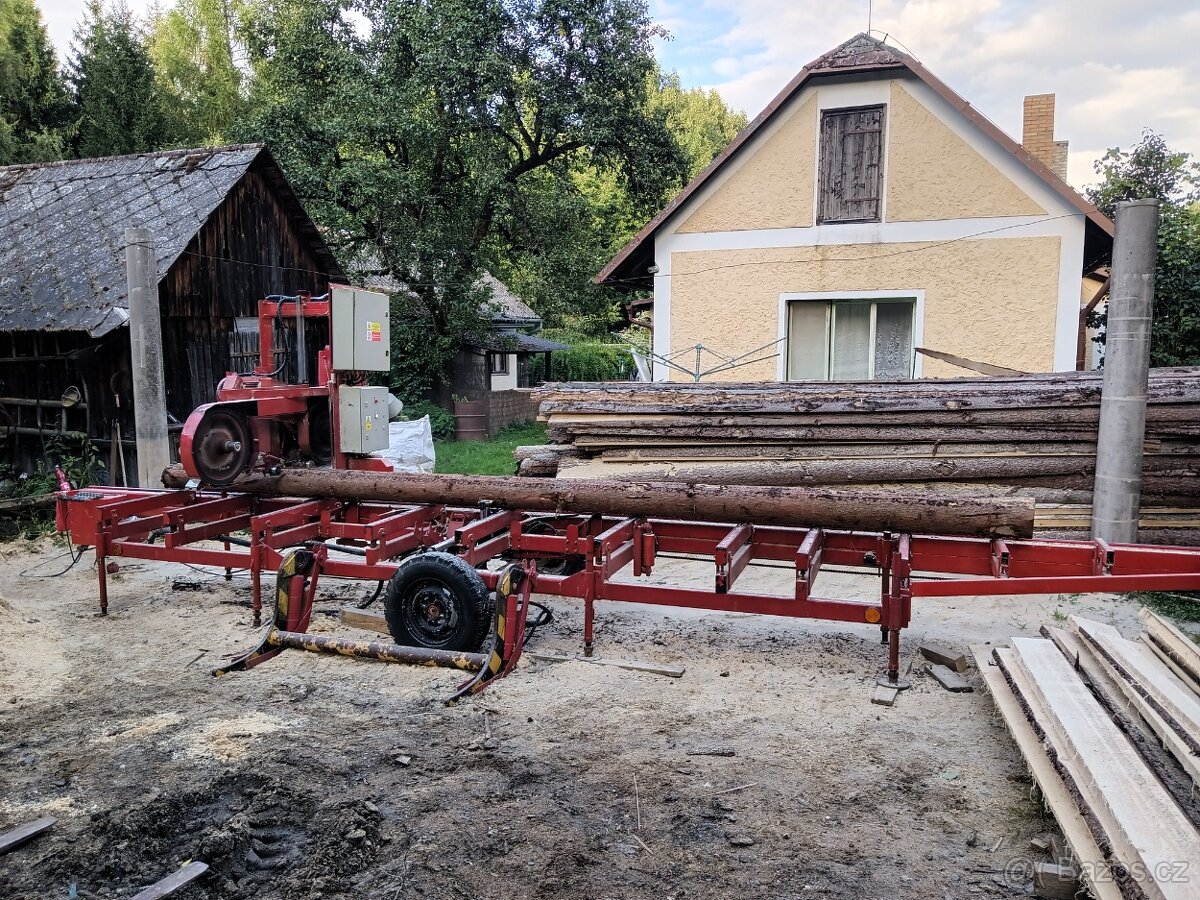 Kmenová pila, katr, kmenová pásová pila - 6