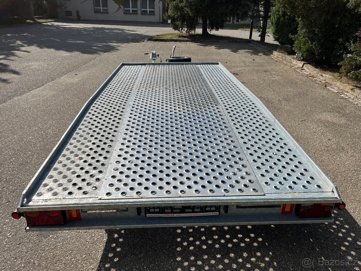 Přepravník snížený, kurtování celá plocha 450x210cm, 2700kg - 6