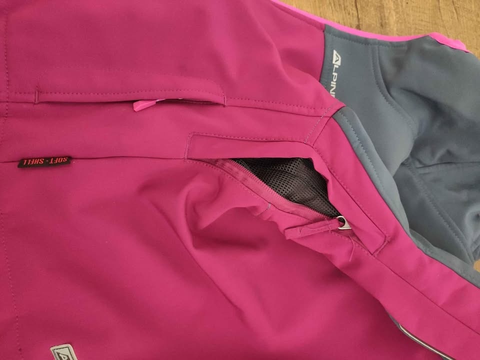 Dívčí zateplená softshellová bunda Alpine Pro 92-98 - 6