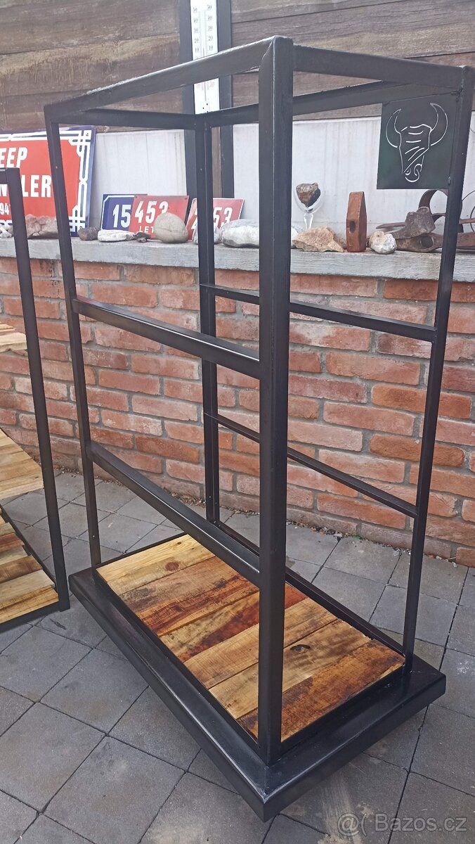 regál na dřevo ke krbu - 6