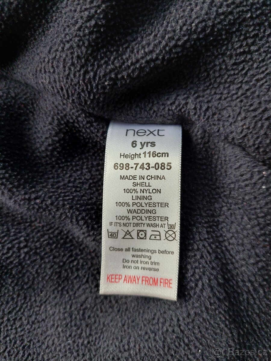 Zimní bunda Next vel. 116 - 6