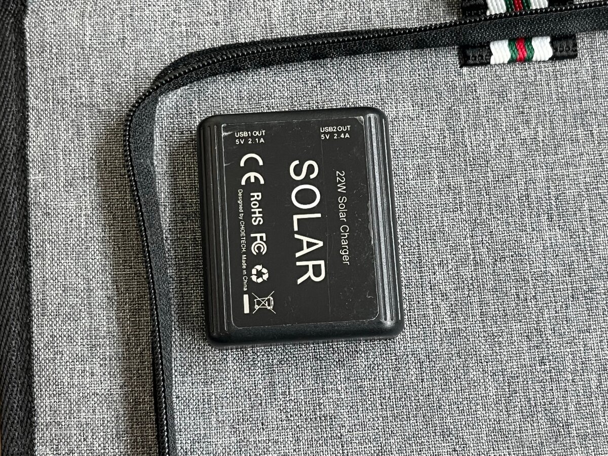 Cestovní solární panel 22W Choetech SC005 - 6