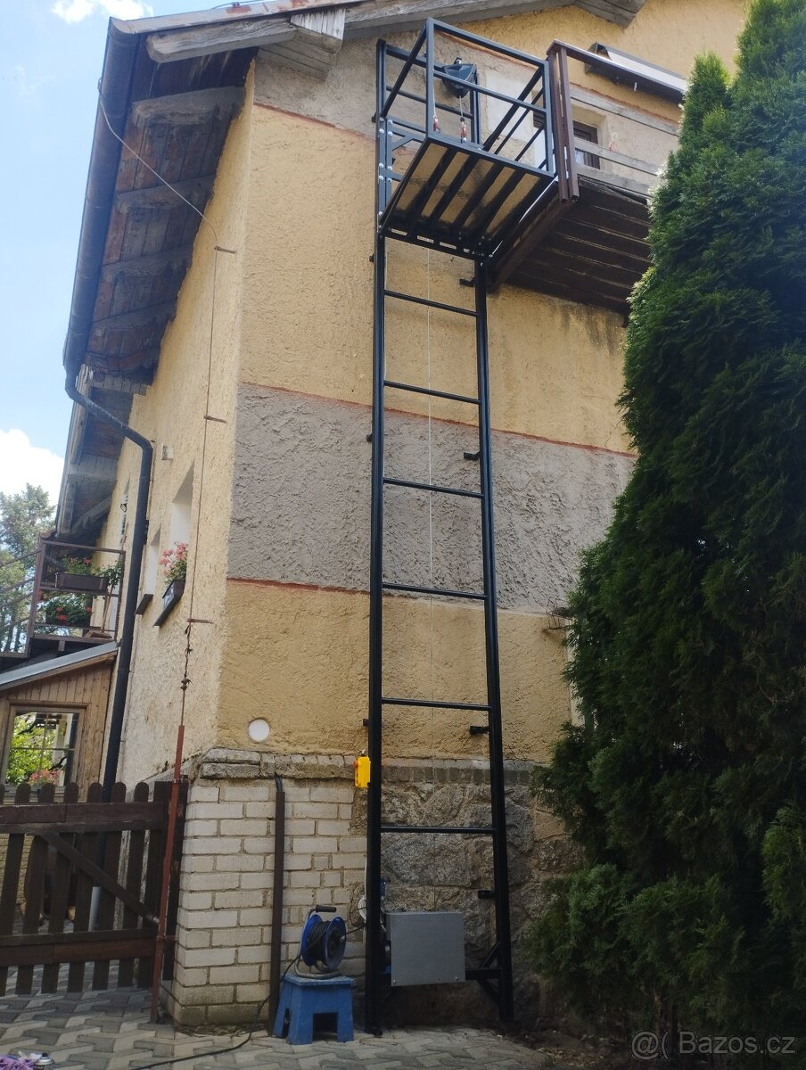Plošinový výtah ke zdi vrátek zvedák - 6