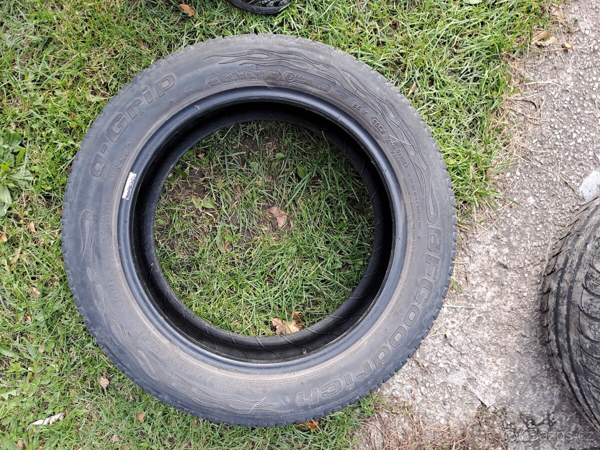 Kola 16" na BMW 1, pneu 195/55 R16, plechové disky a poklic - 6