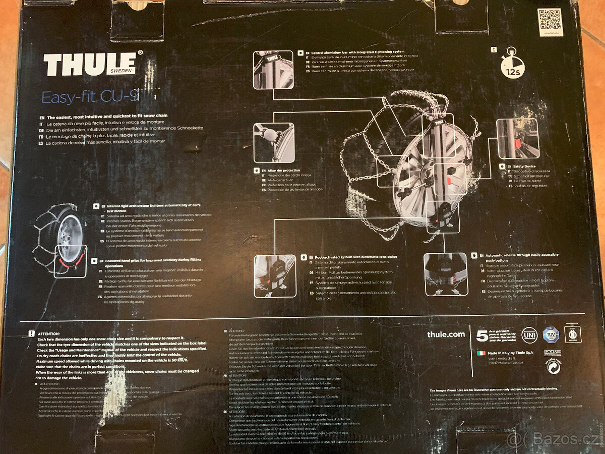 sněhové řetězy Thule Easy-Fit CU-9 - 6
