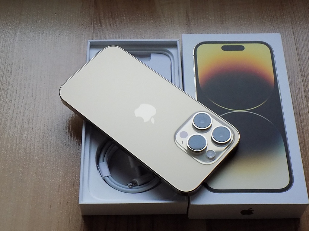 APPLE iPhone 14 Pro 128GB Gold - ZÁRUKA - TOP STAV - 6